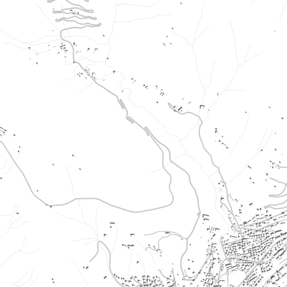 Bergamo Lageplan (2,5 km)