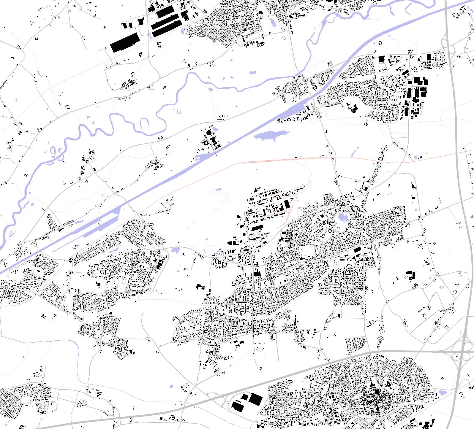 Bergkamen Schwarzplan