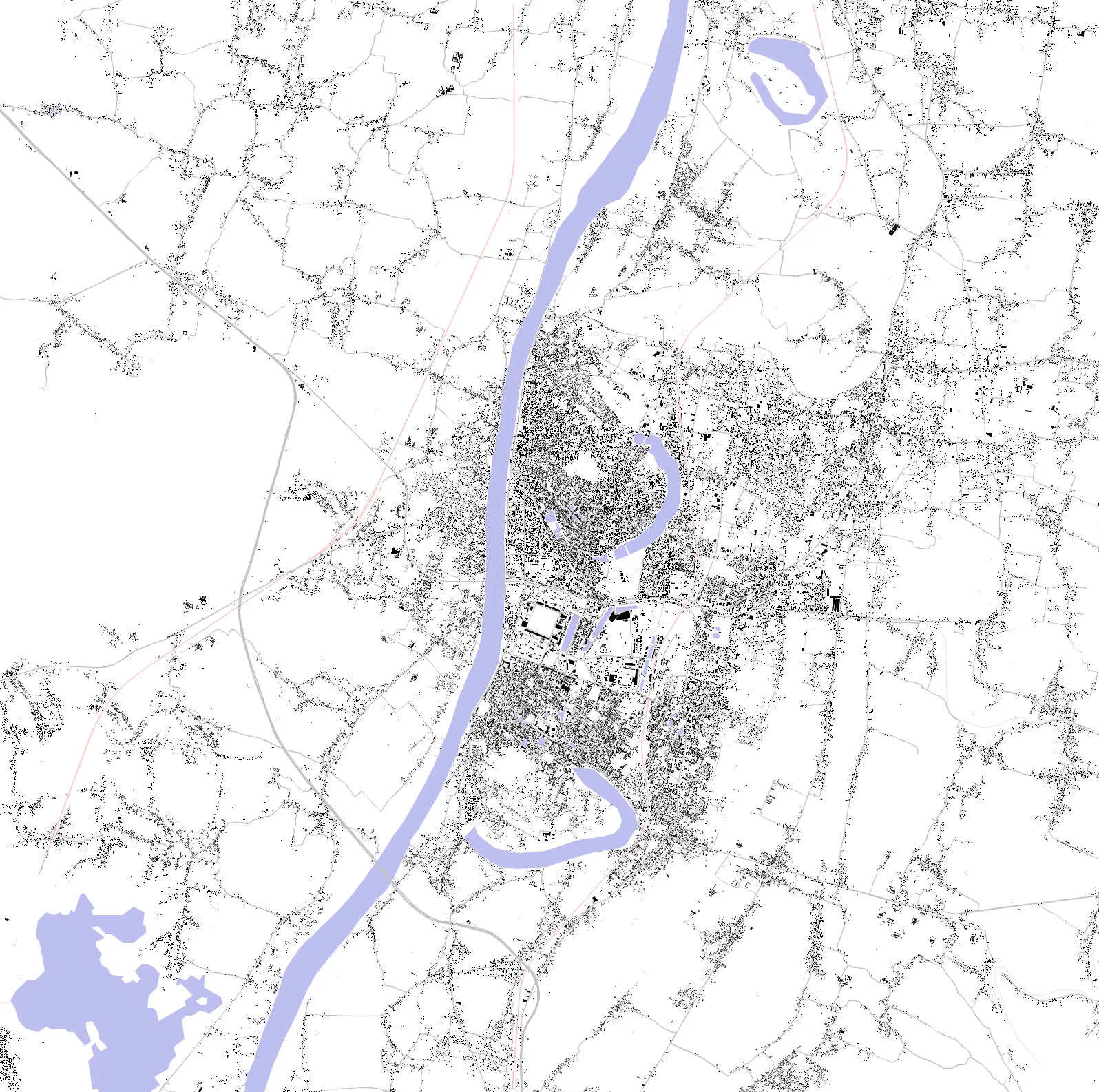 Berhampore figure ground plan