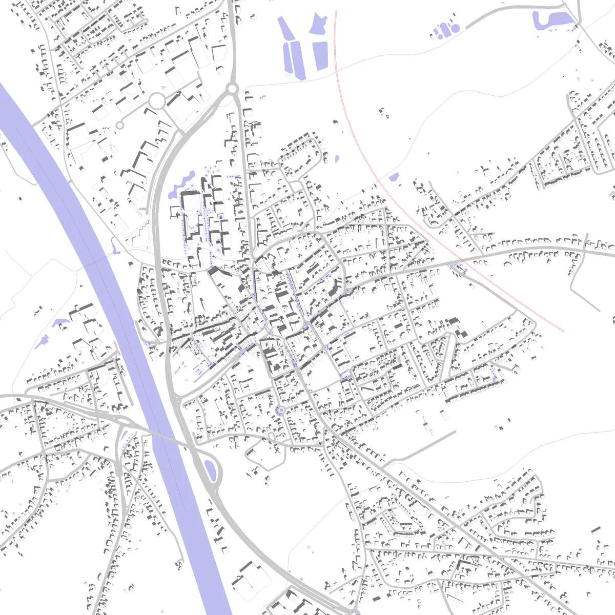 Beringen site plan (2.5 km)