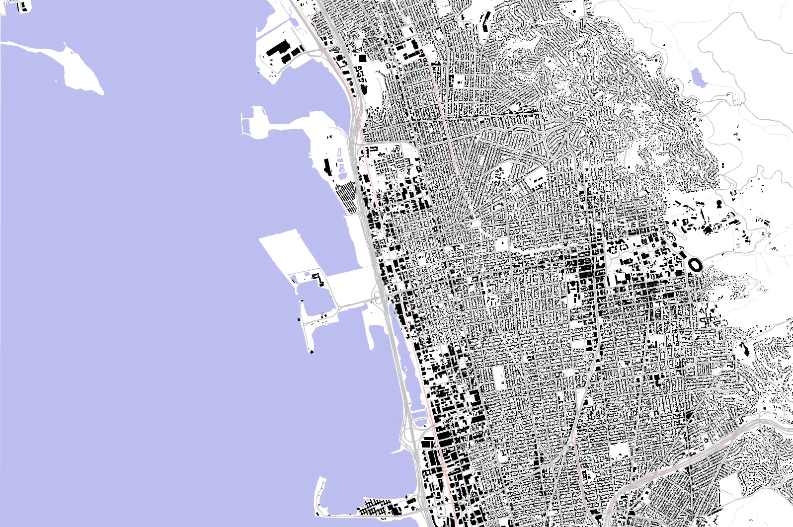 Berkeley figure ground plan