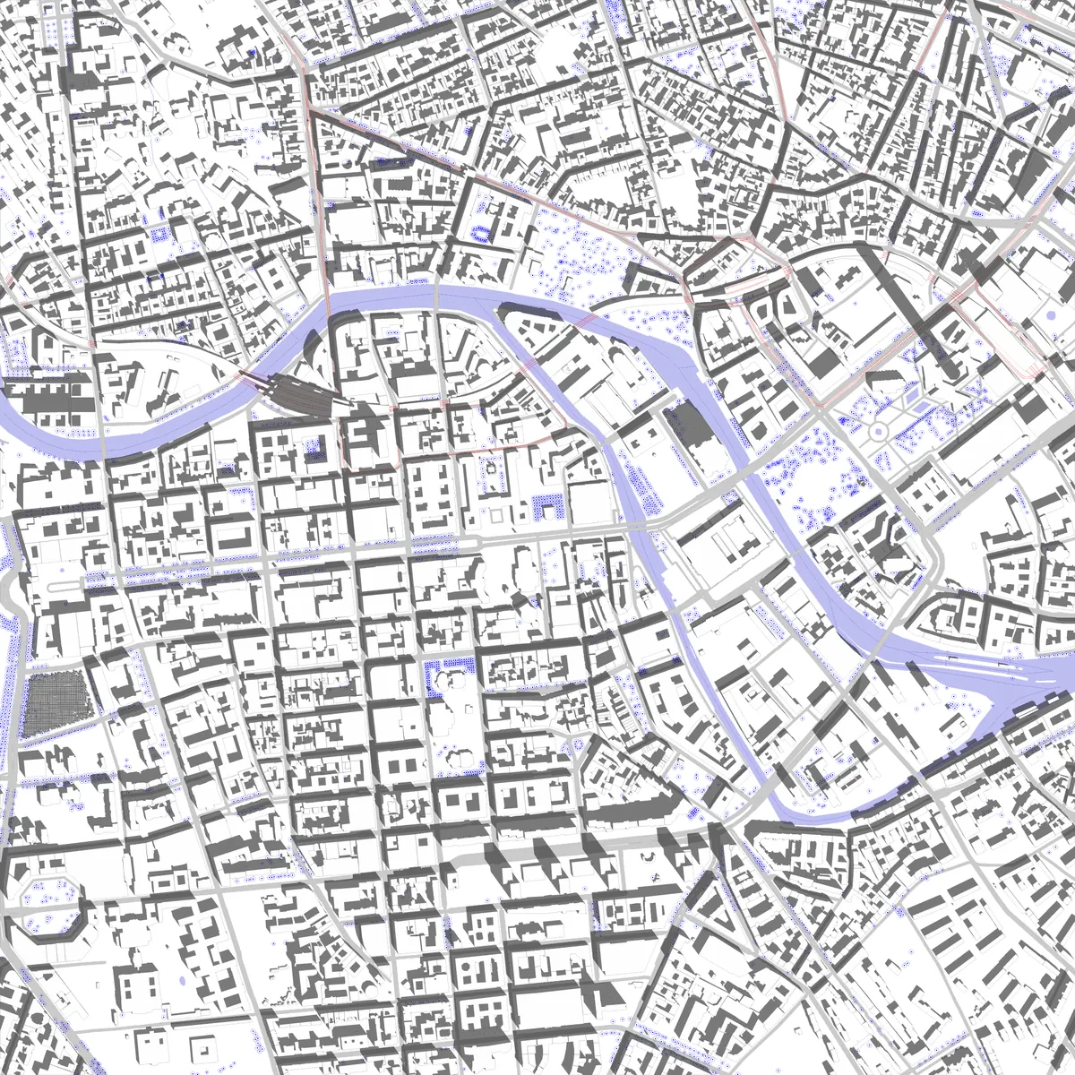 Berlin Lageplan (2,5 km)