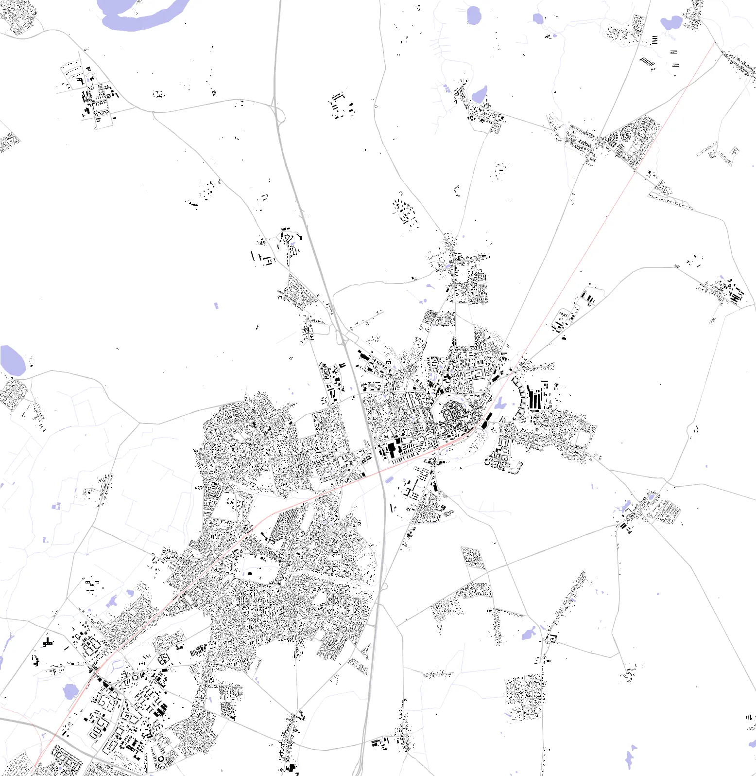Bernau bei Berlin Schwarzplan