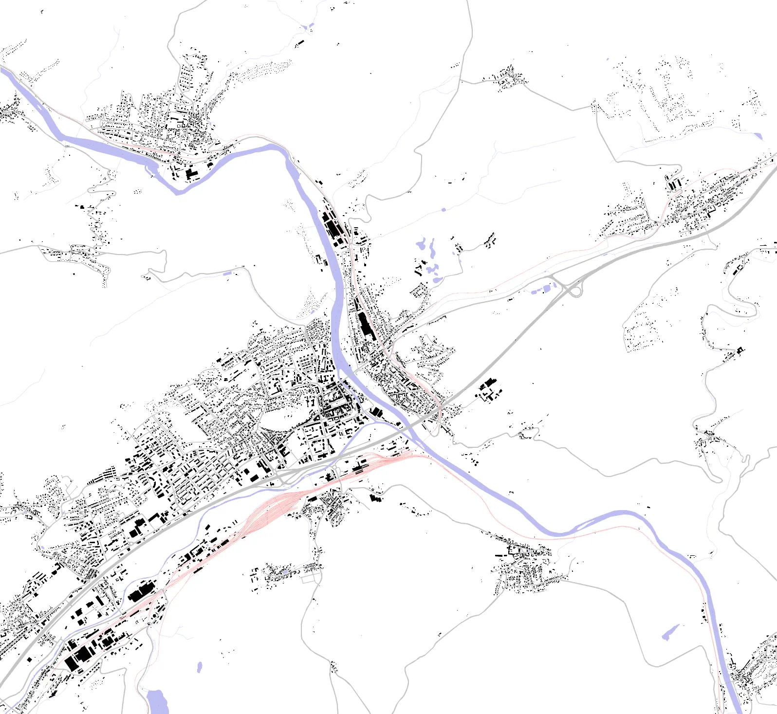 Beroun Schwarzplan