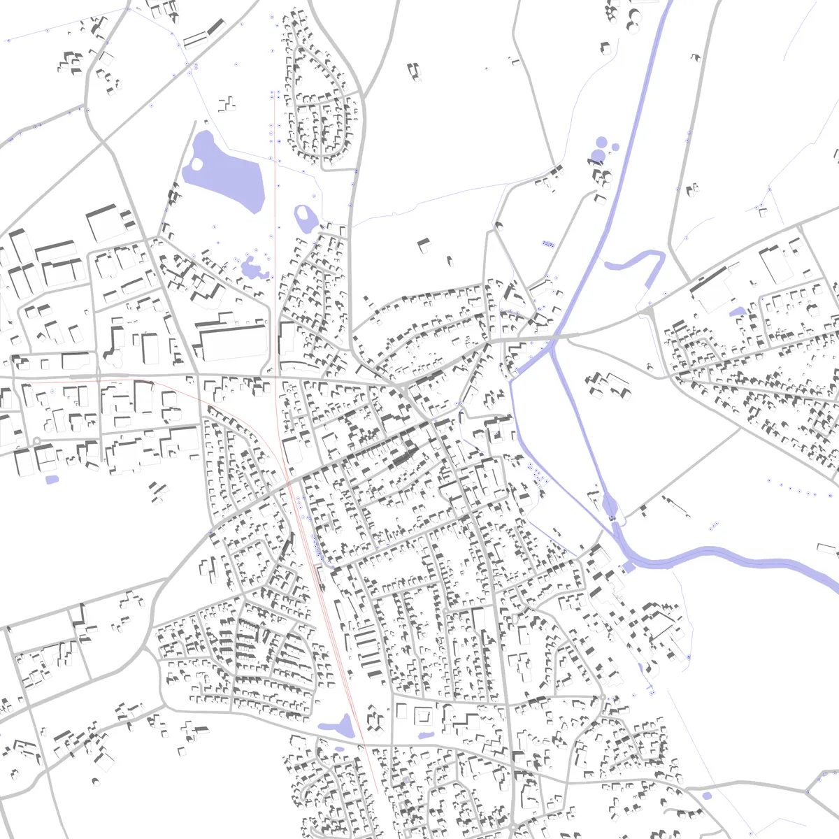 Bersenbrück Lageplan (2,5 km)