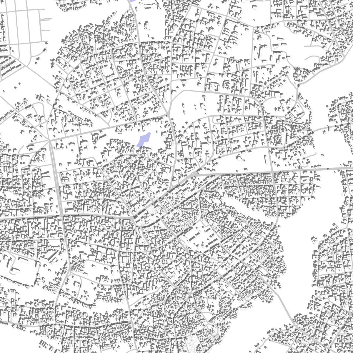 Bertoua Lageplan (2,5 km)