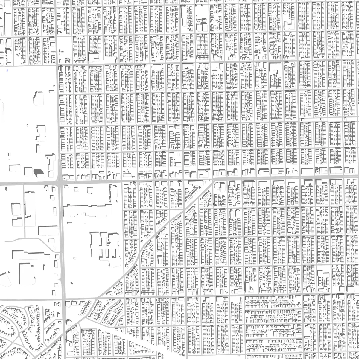 Berwyn Lageplan (2,5 km)
