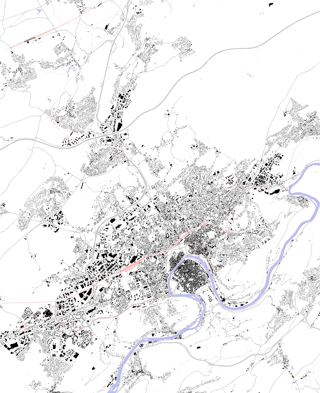 Besançon plan de masse