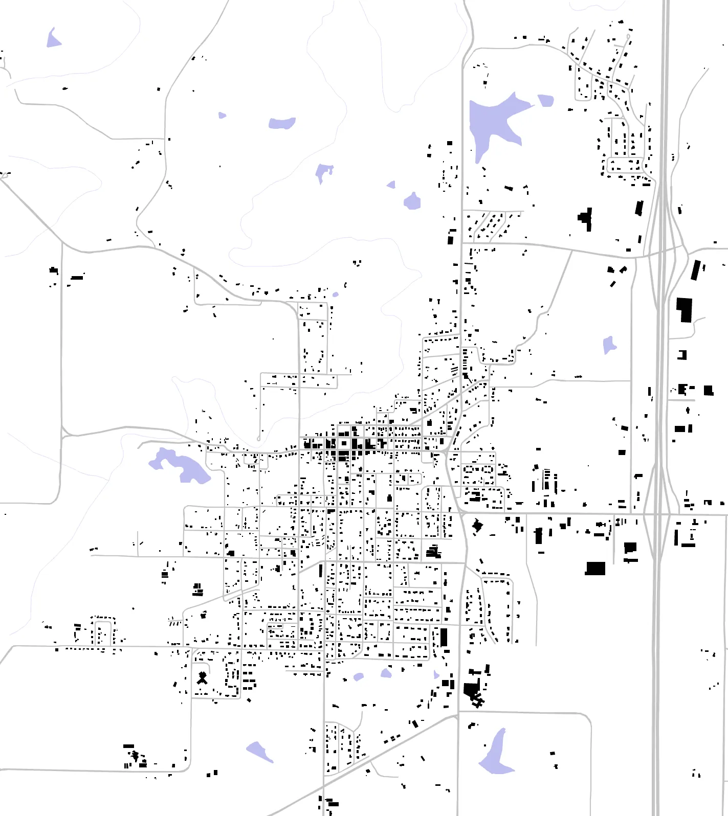 Bethany figure ground plan