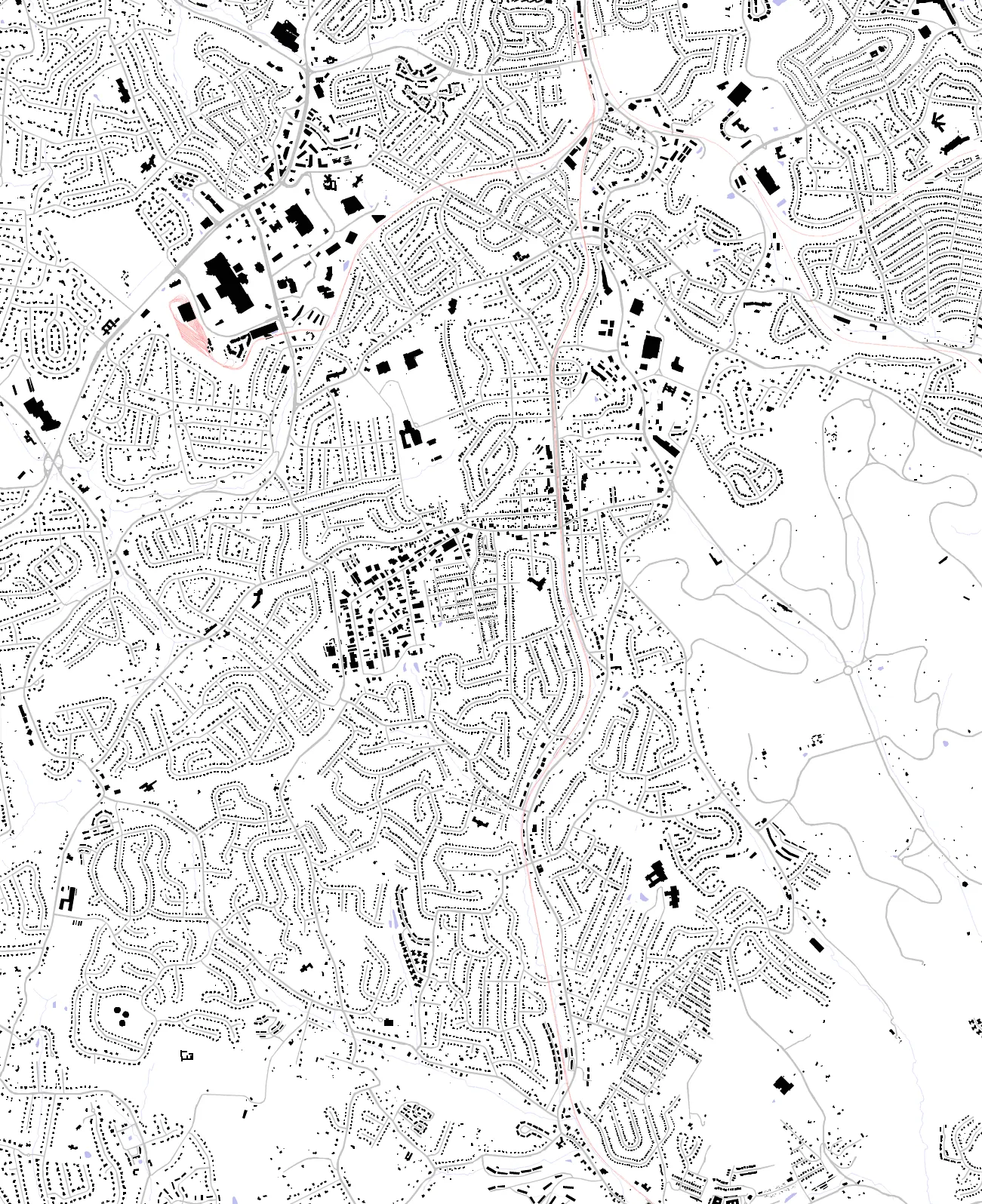 Bethel Park figure ground plan