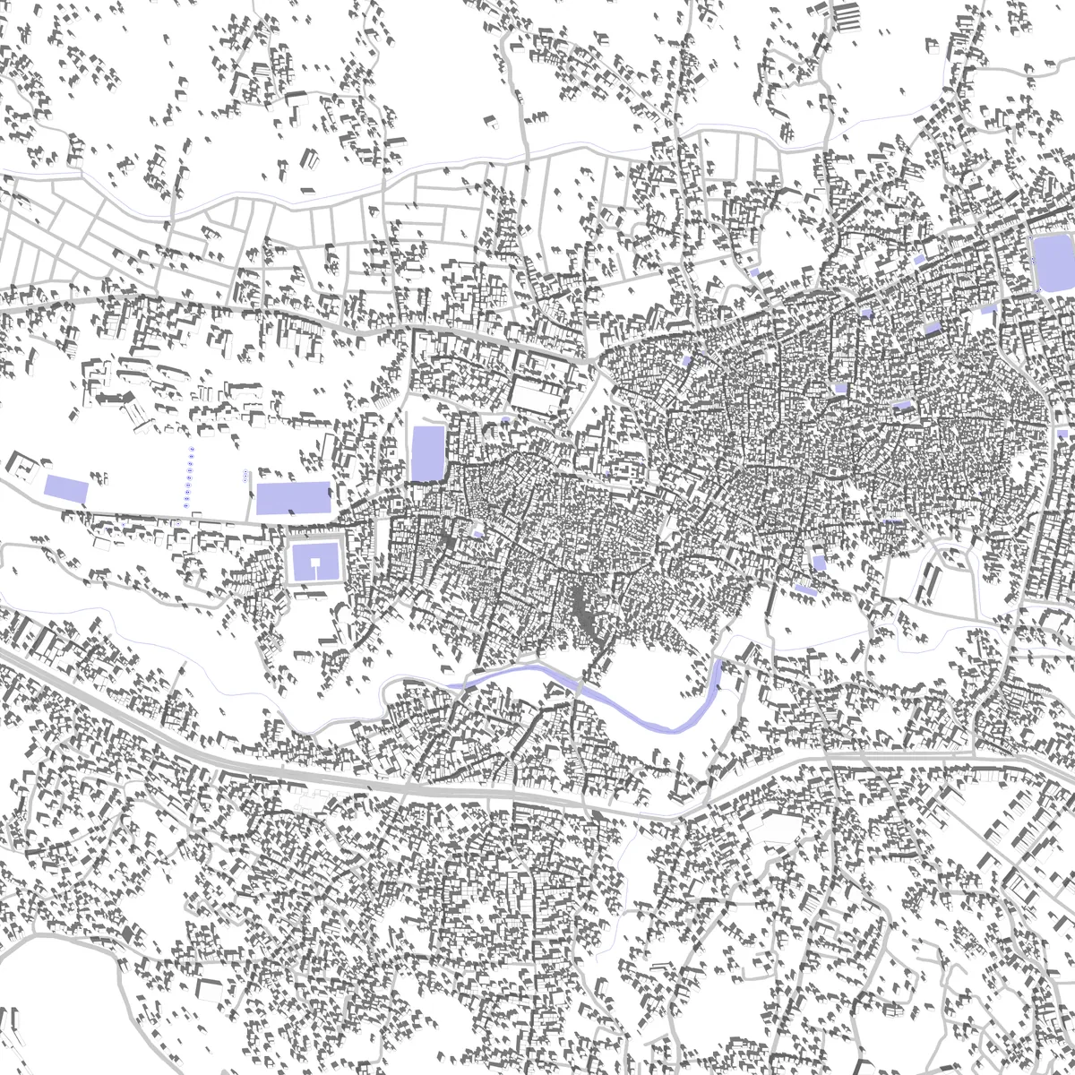Bhaktapur site plan (2.5 km)
