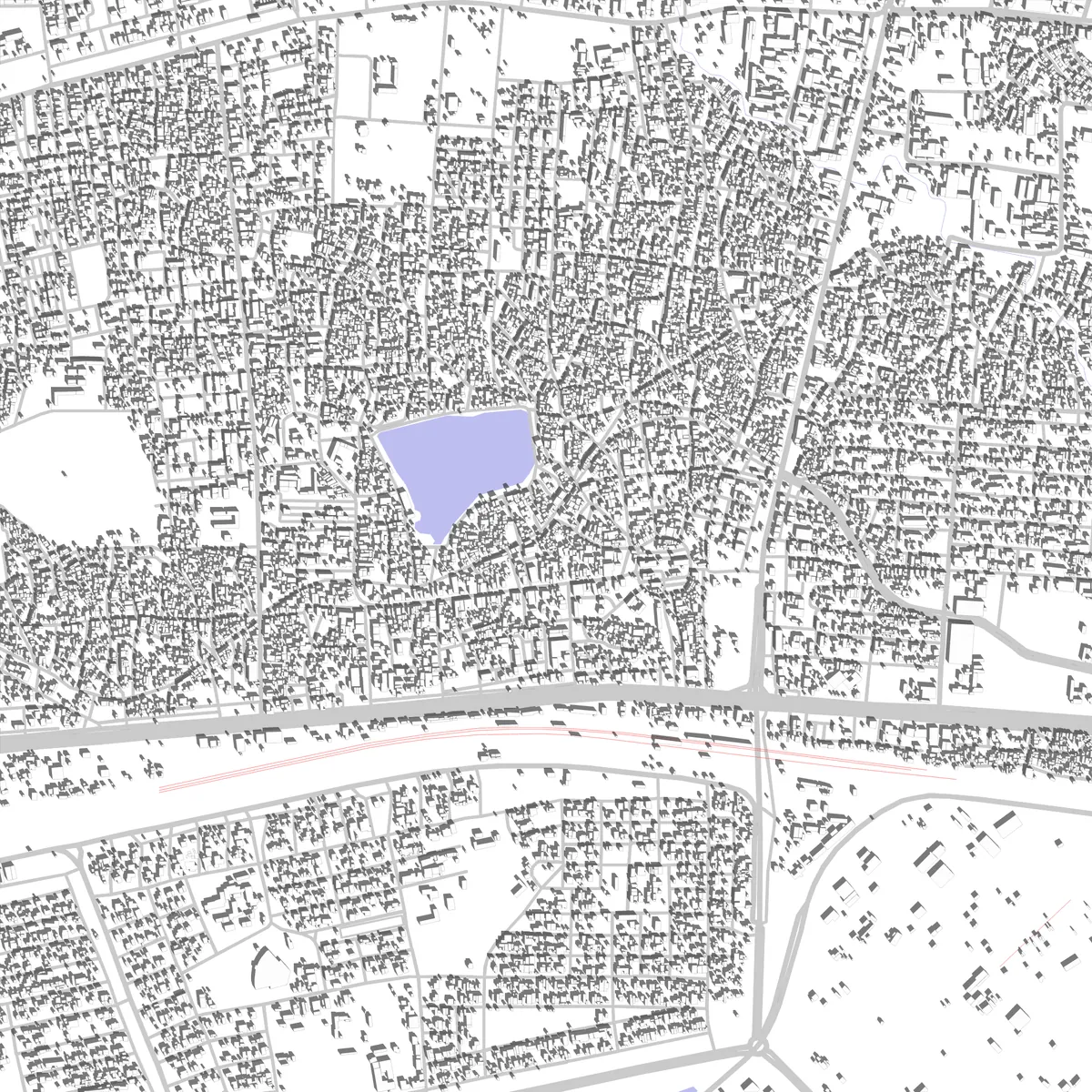 Bhilai site plan (2.5 km)
