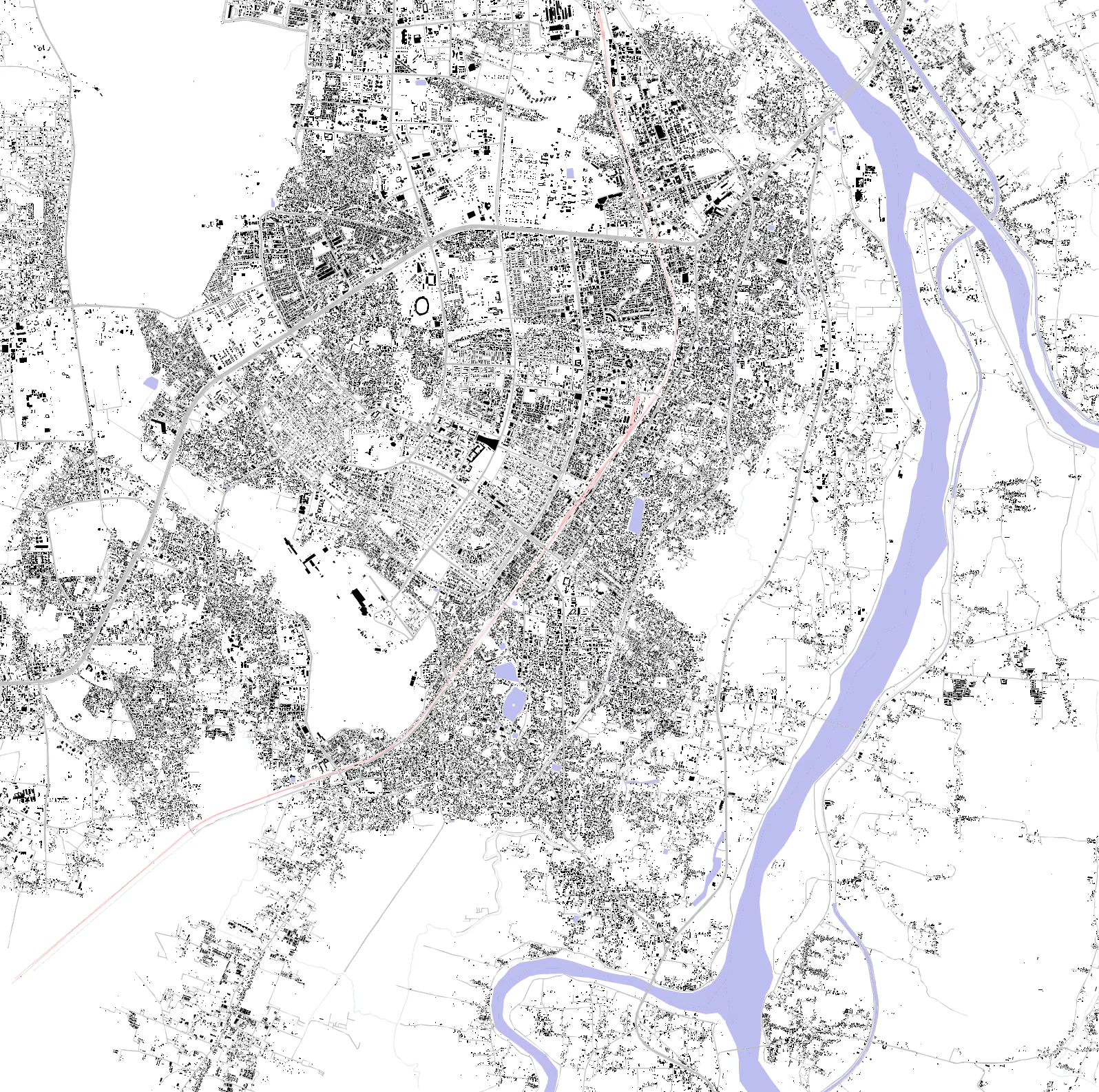 Bhubaneswar Schwarzplan
