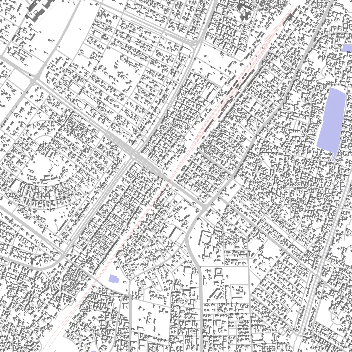 Bhubaneswar Lageplan (2,5 km)