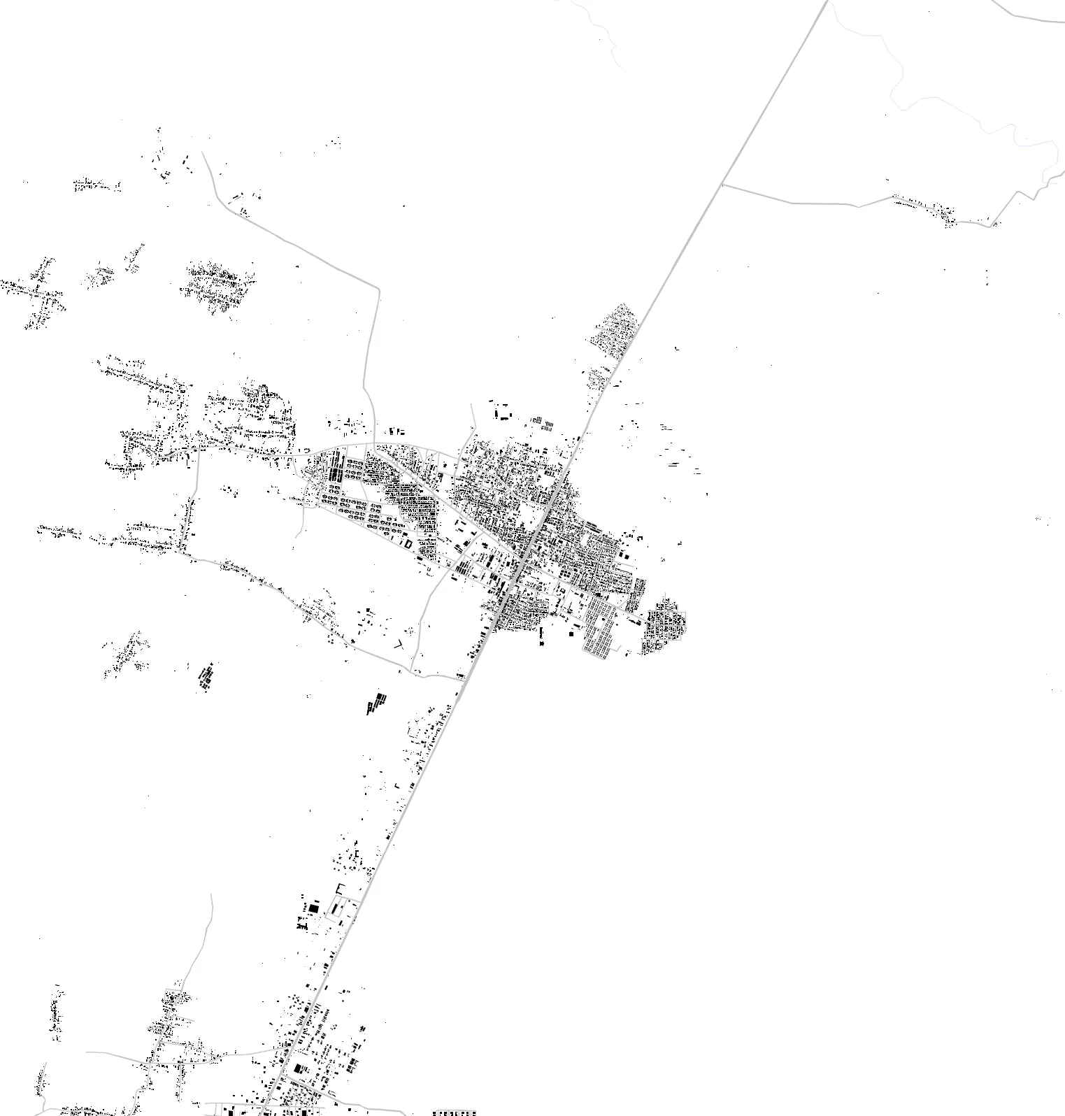 Bhupalpally figure ground plan