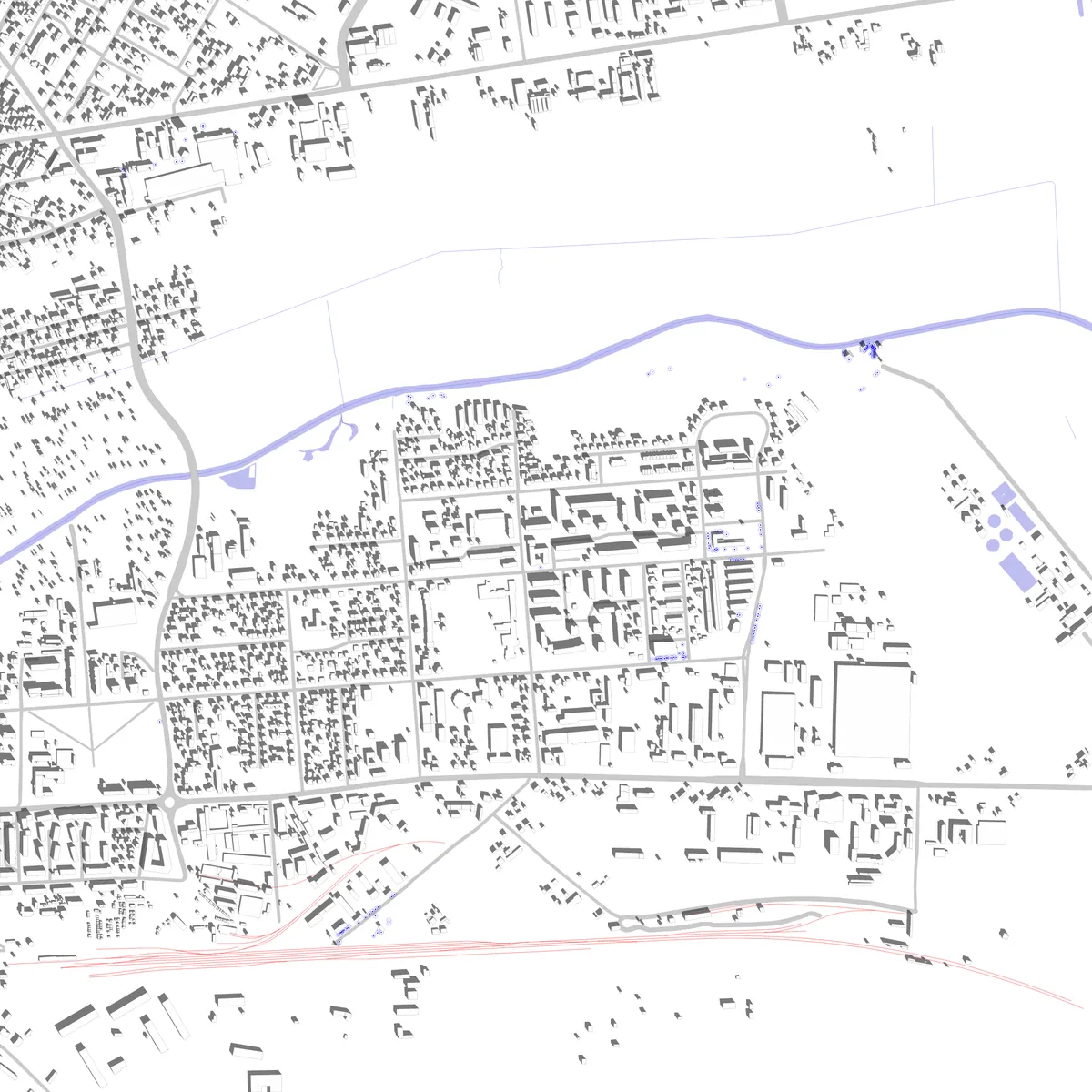 Biała Podlaska Lageplan (2,5 km)