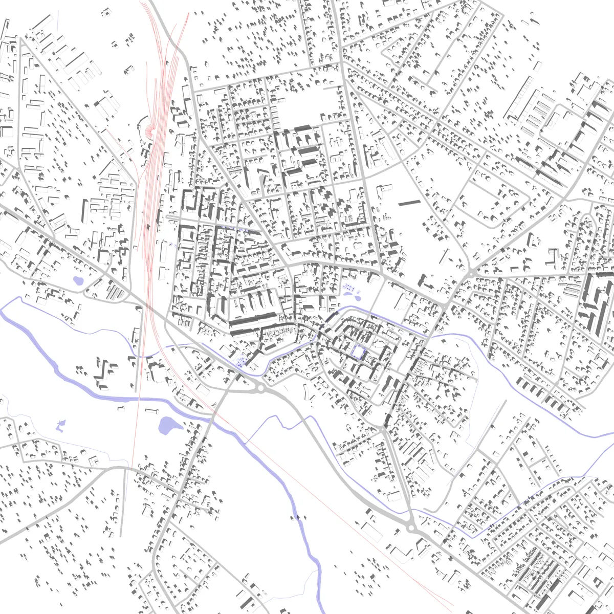 Białogard Lageplan (2,5 km)
