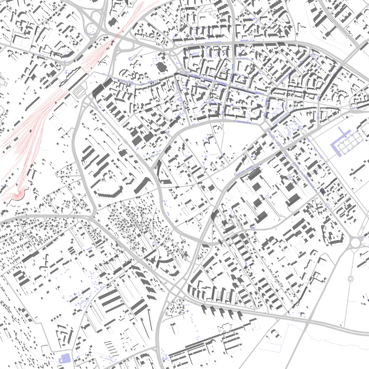 Białystok plan zagospodarowania (2,5 km)