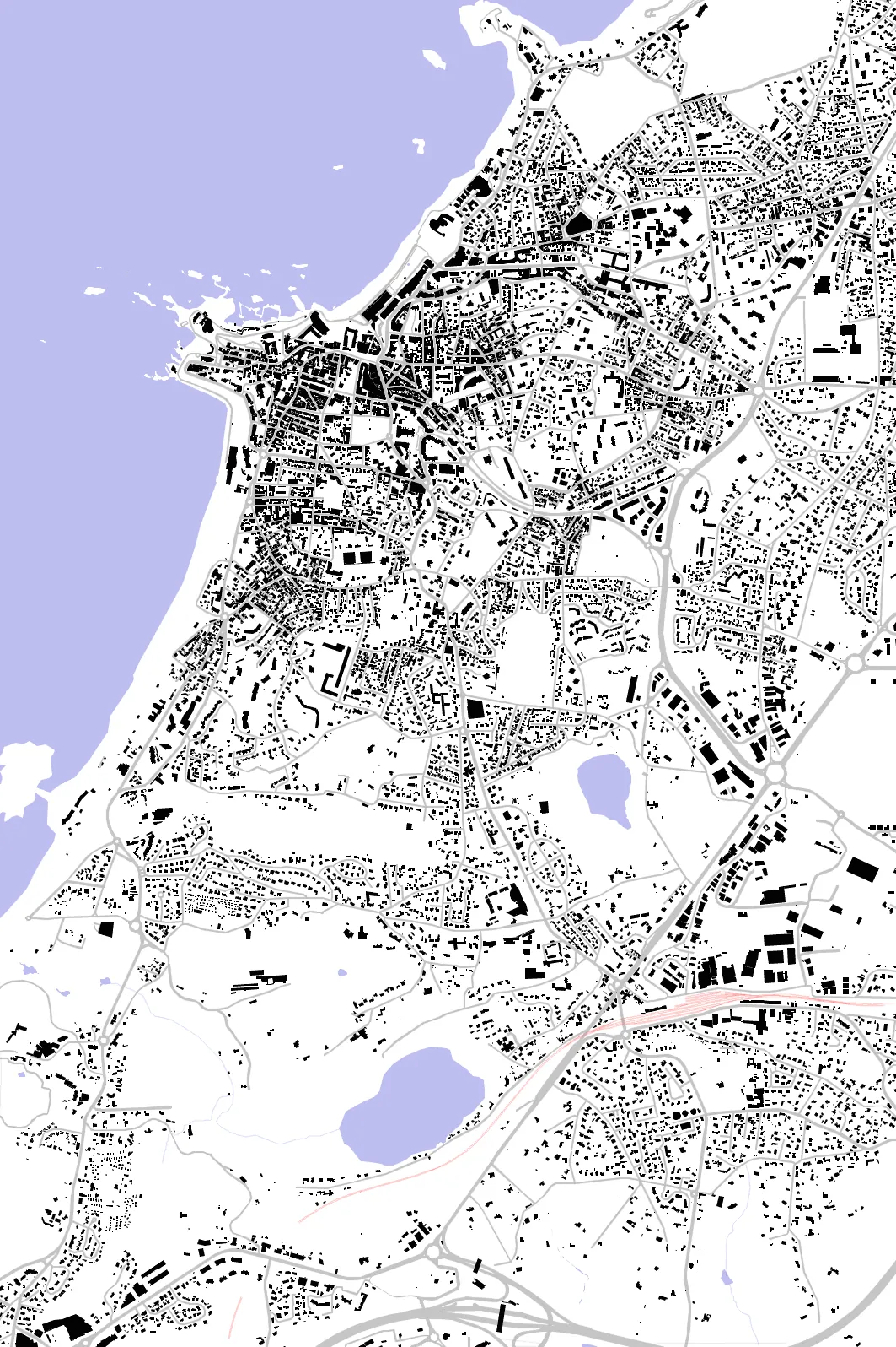 Biarritz figure ground plan
