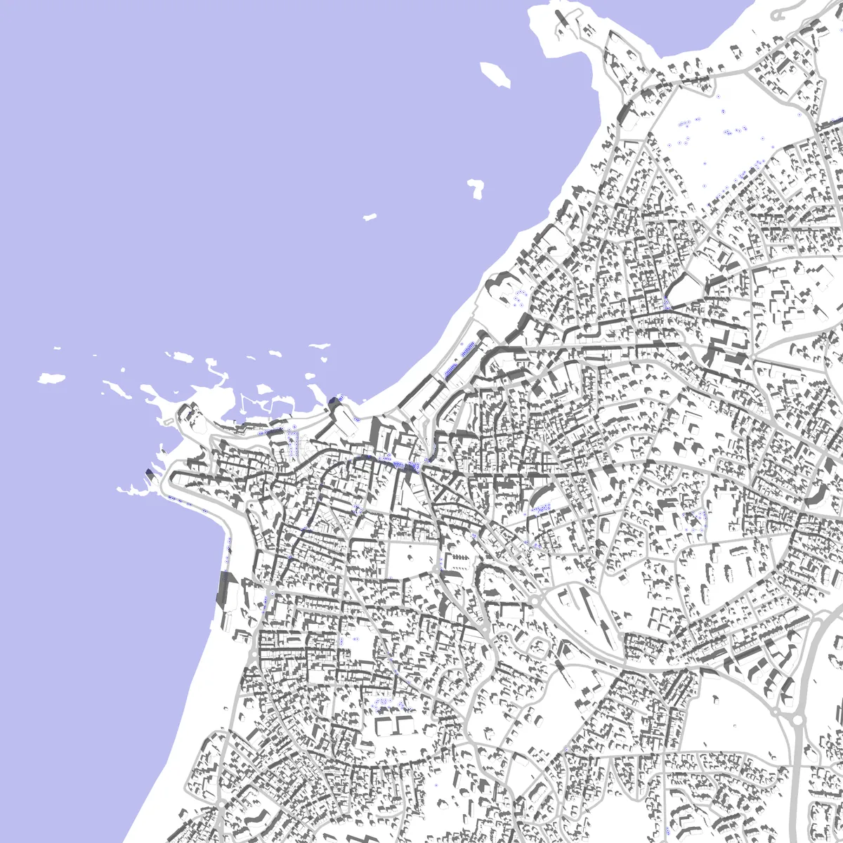 Biarritz site plan (2.5 km)