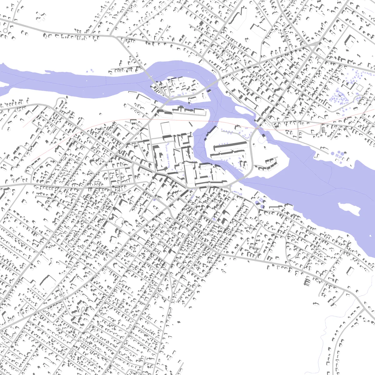 Biddeford site plan (2.5 km)