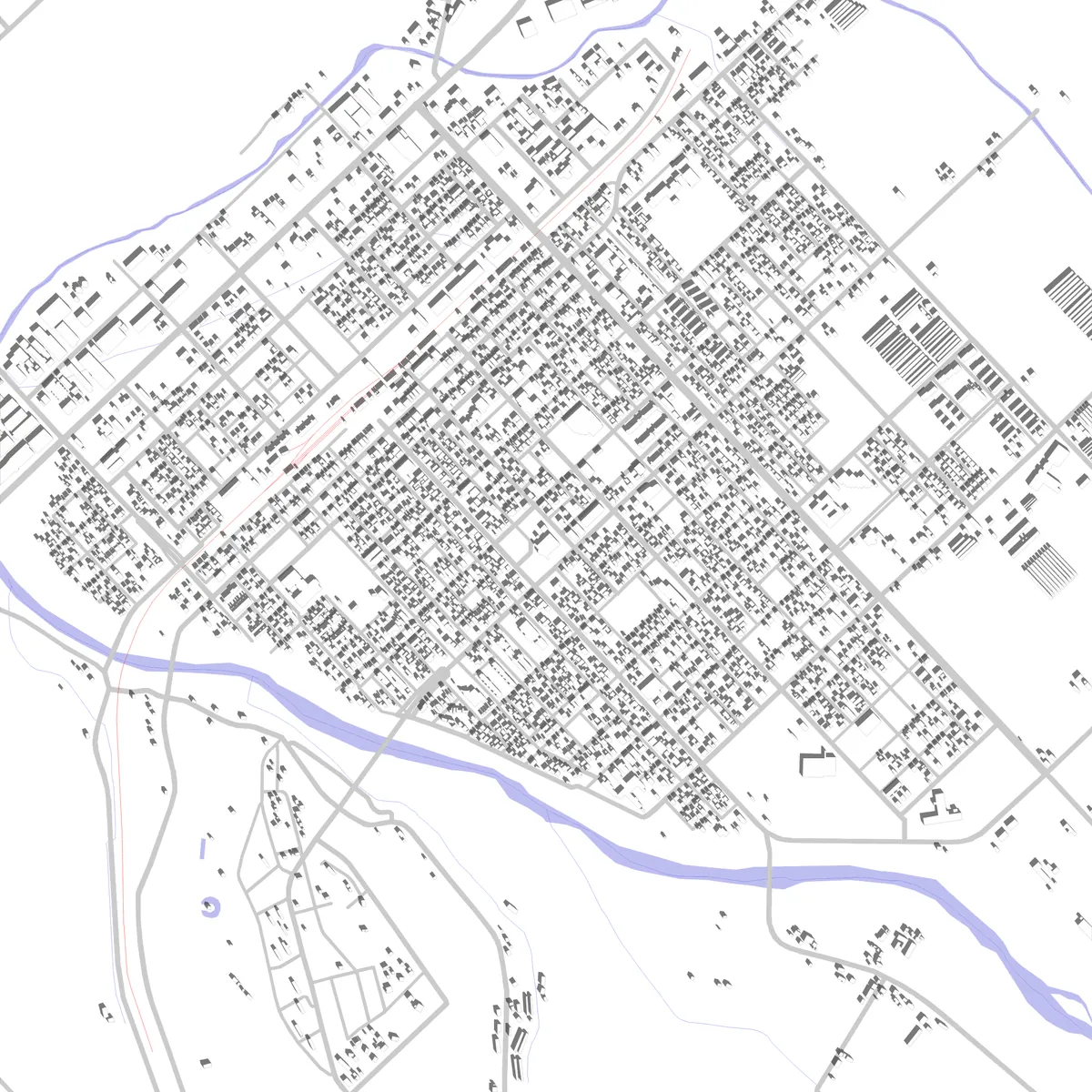 Biei Lageplan (2,5 km)
