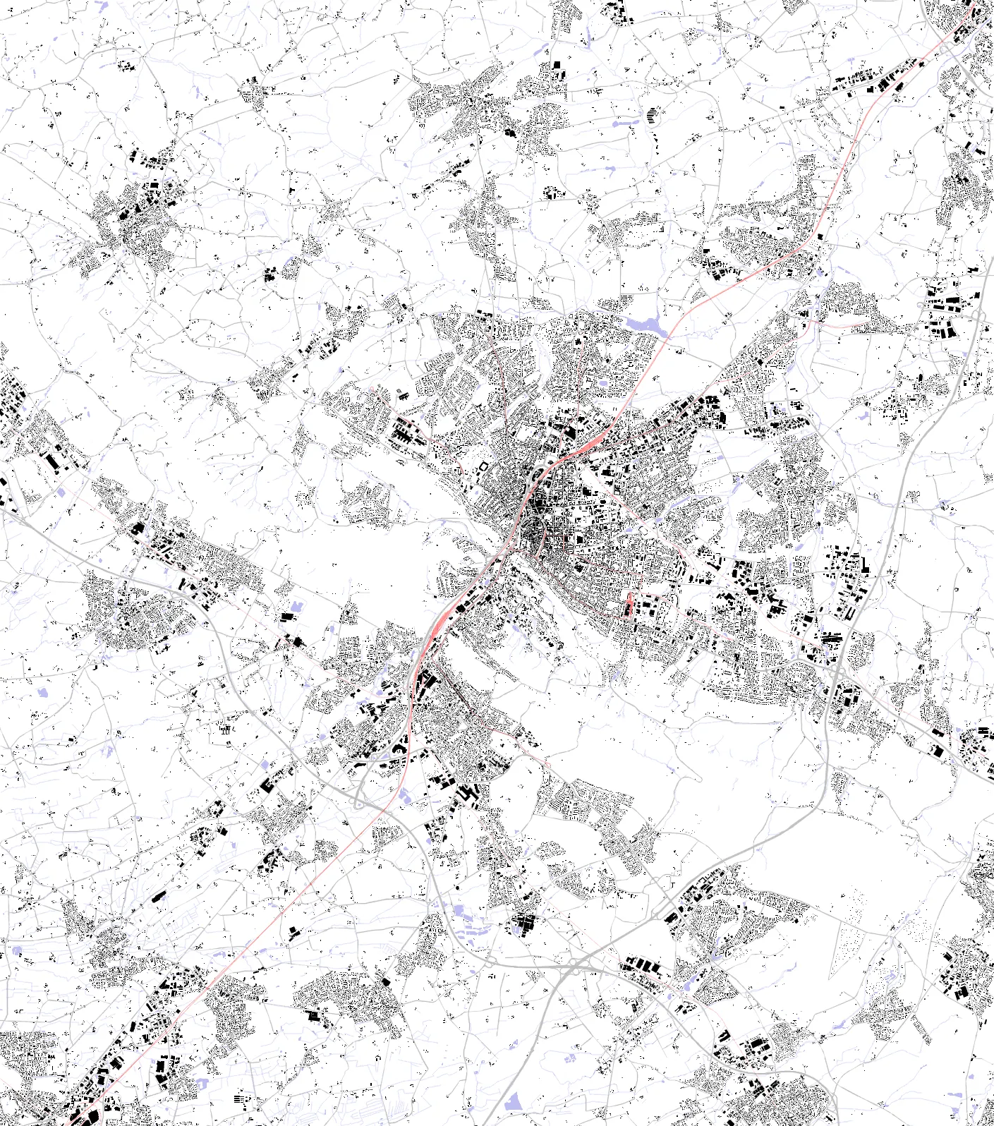 Bielefeld Schwarzplan