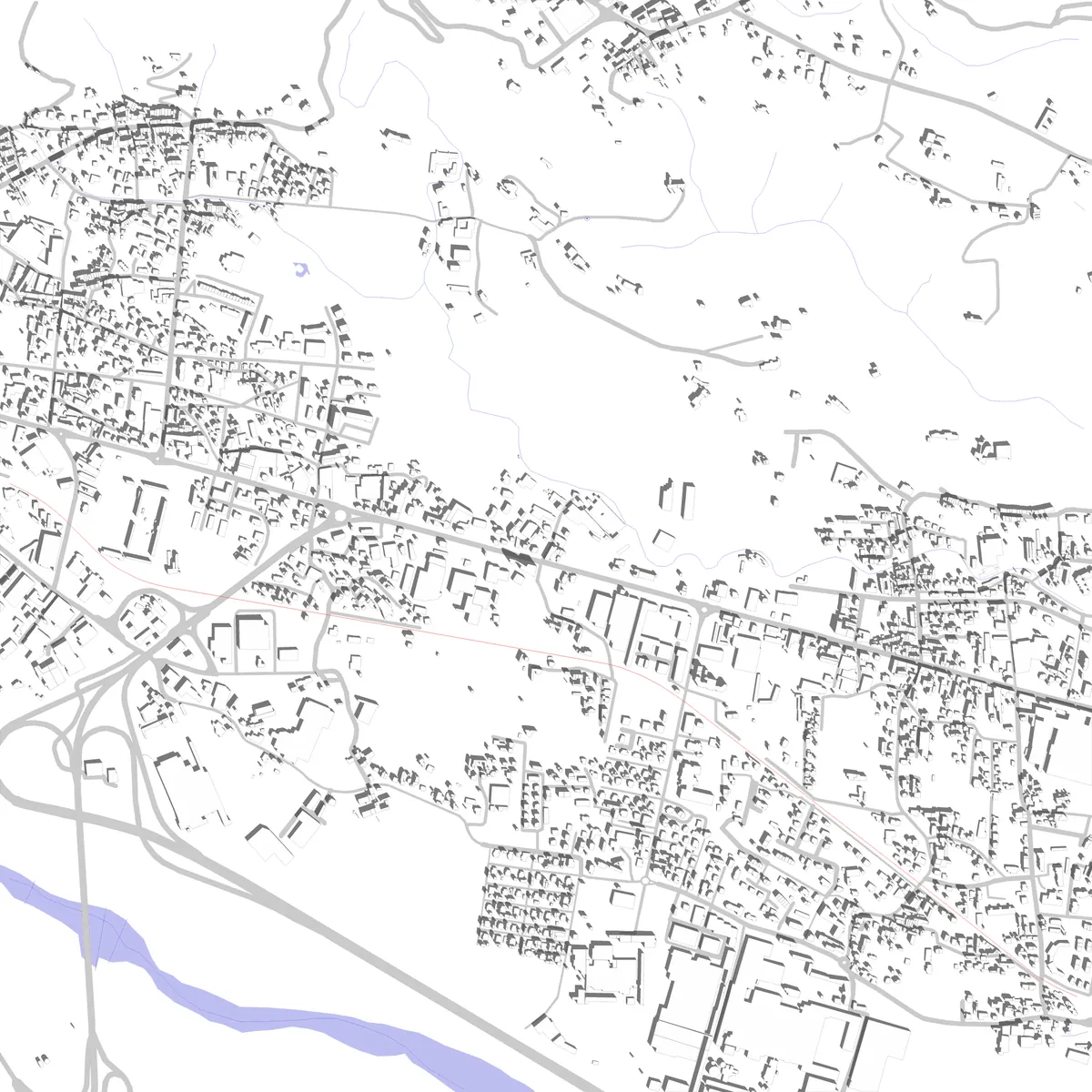 Biella planimetria di sito (2,5 km)