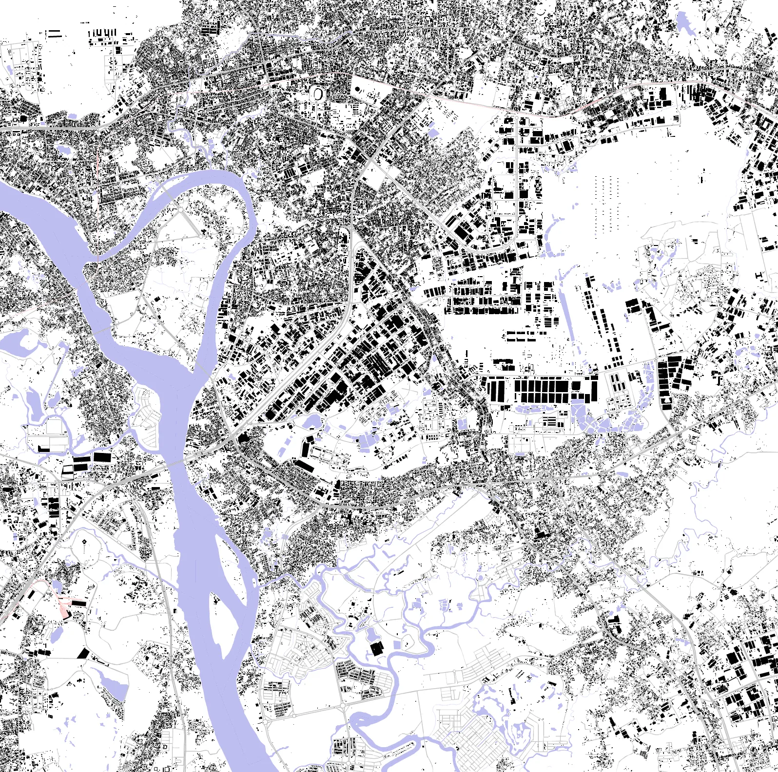 Biên Hòa figure ground plan