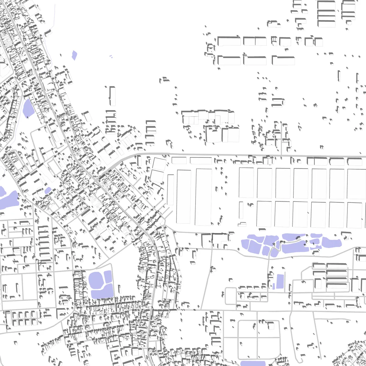 Biên Hòa site plan (2.5 km)