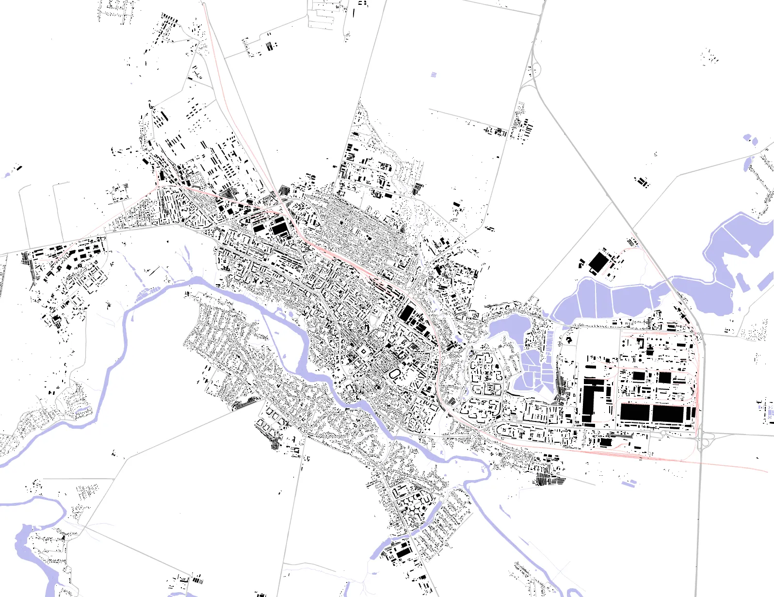 Bila Tserkva figure ground plan