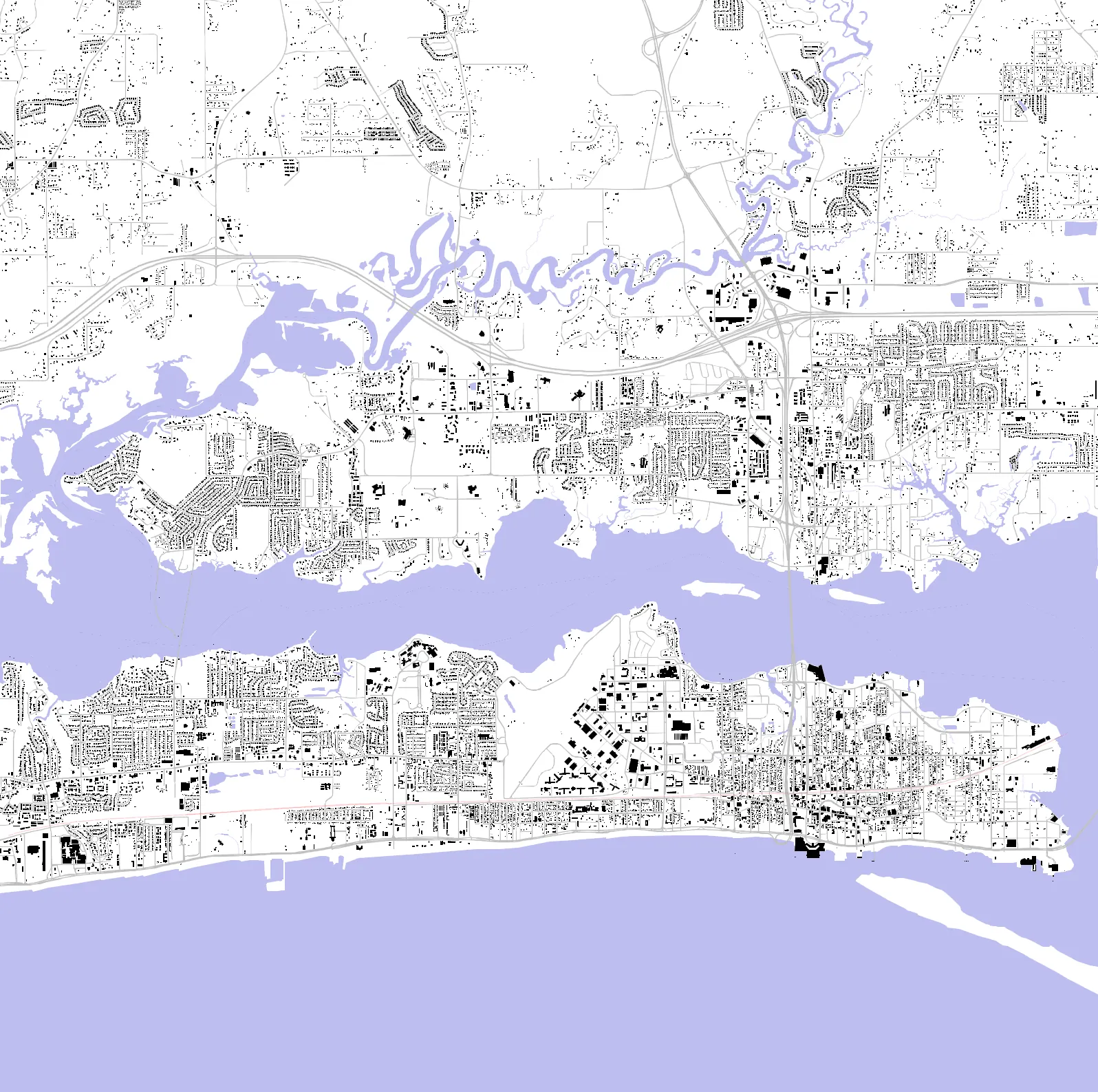 Biloxi Schwarzplan