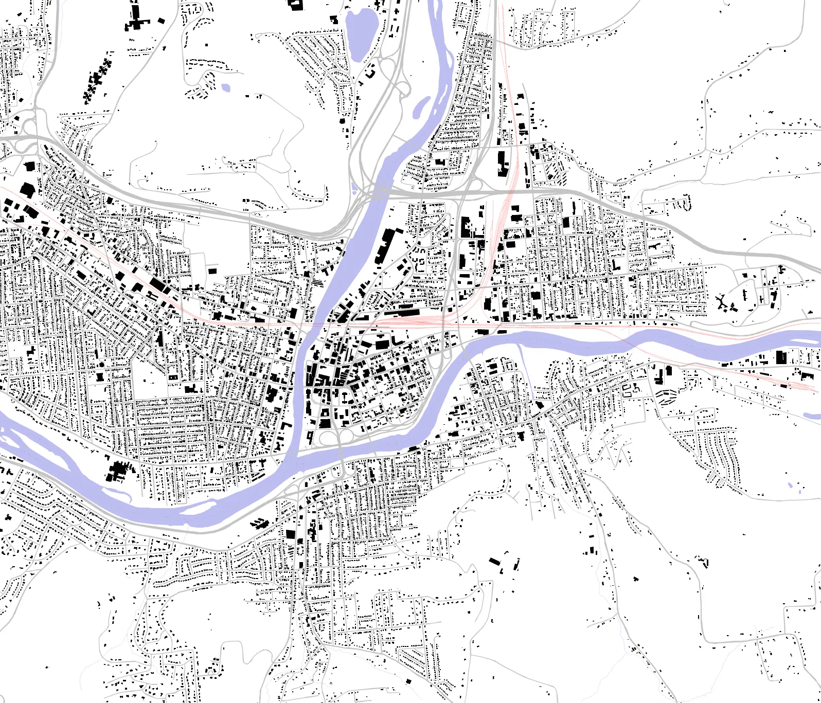 Binghamton figure ground plan