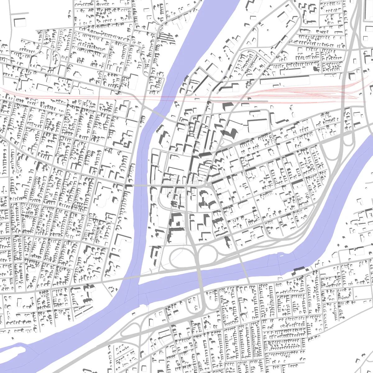 Binghamton site plan (2.5 km)