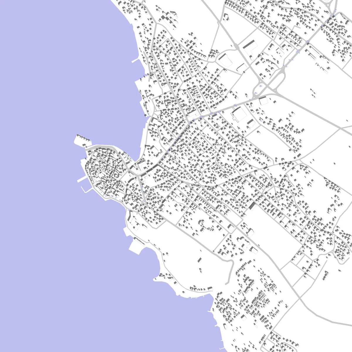 Biograd na Moru Lageplan (2,5 km)