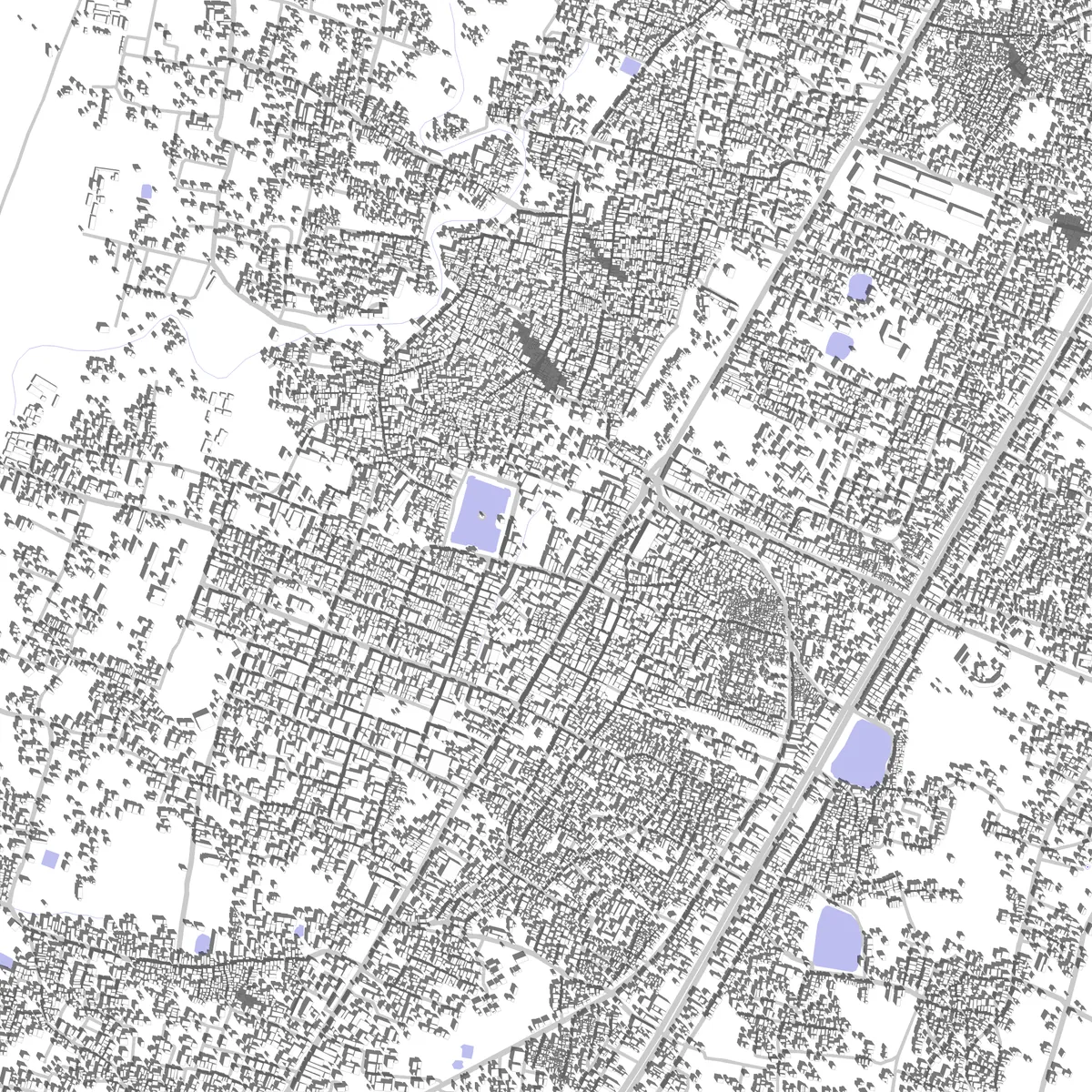 Birgunj Lageplan (2,5 km)