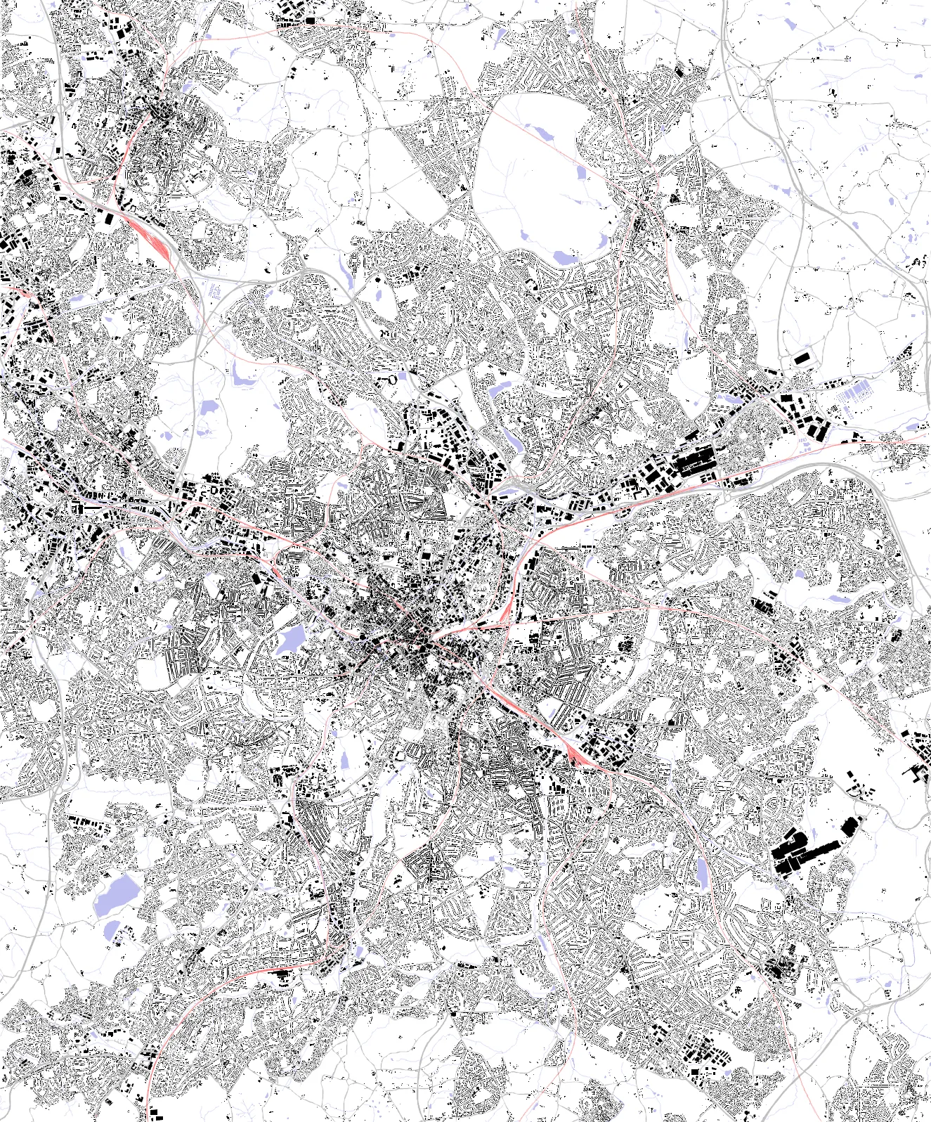 Birmingham Schwarzplan