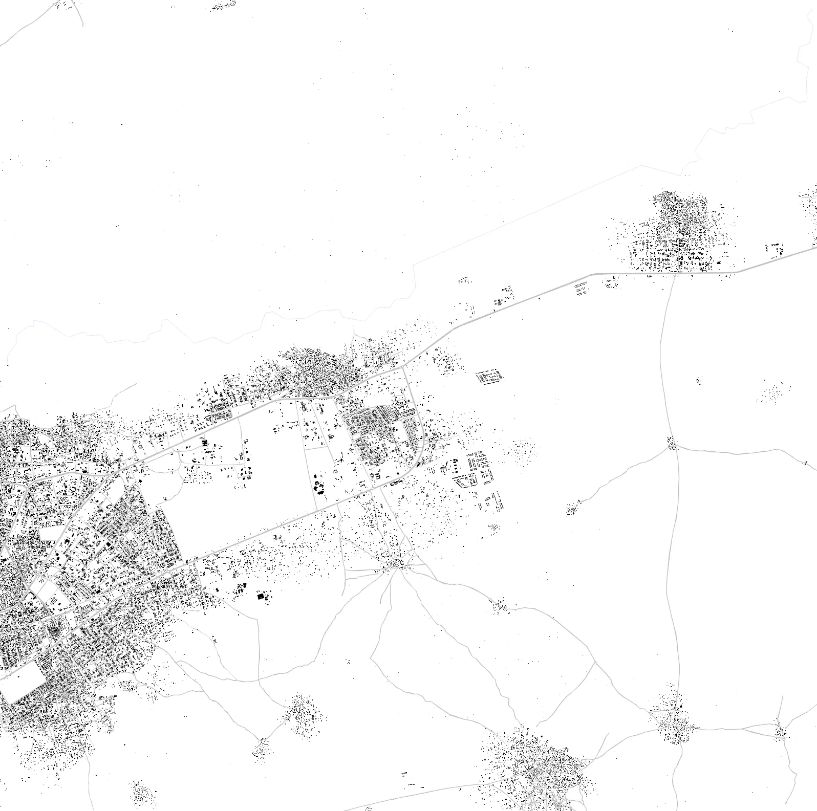 Birnin Kebbi figure ground plan
