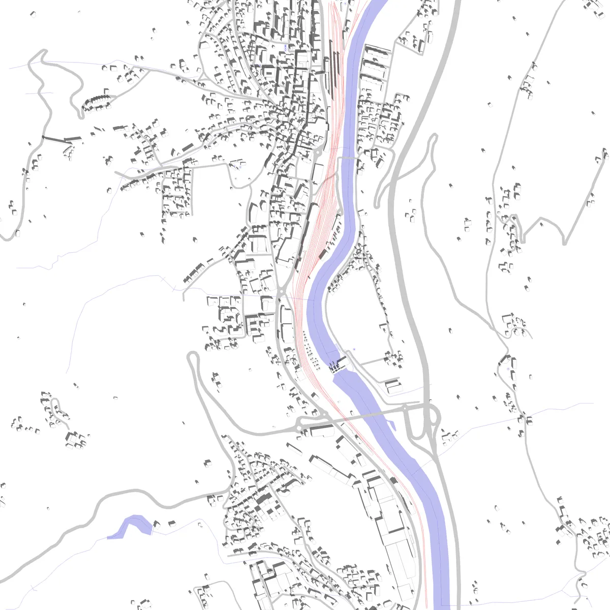 Bischofshofen Lageplan (2,5 km)