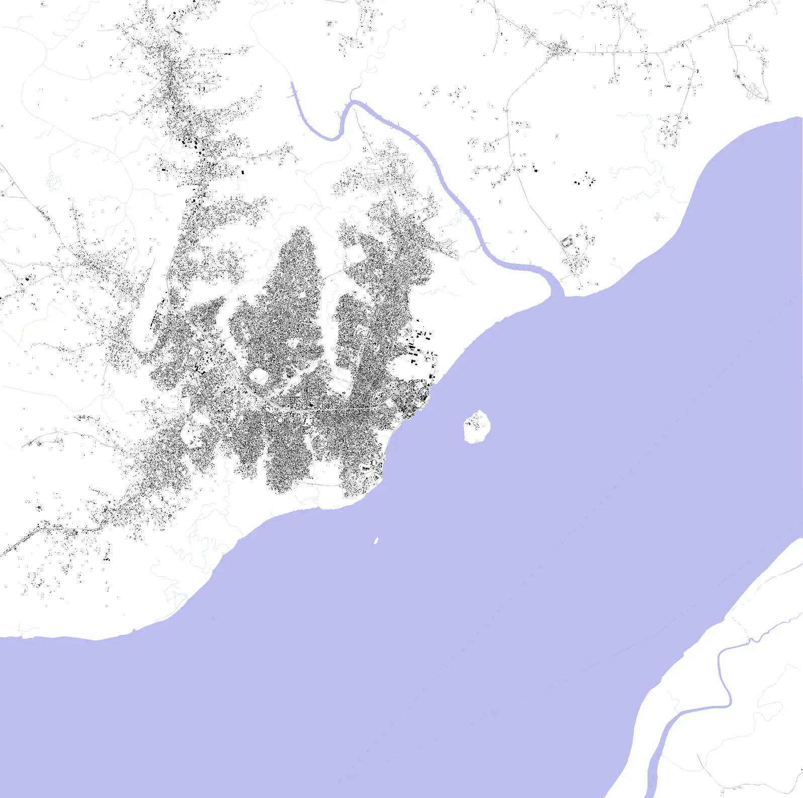 Bissau Schwarzplan