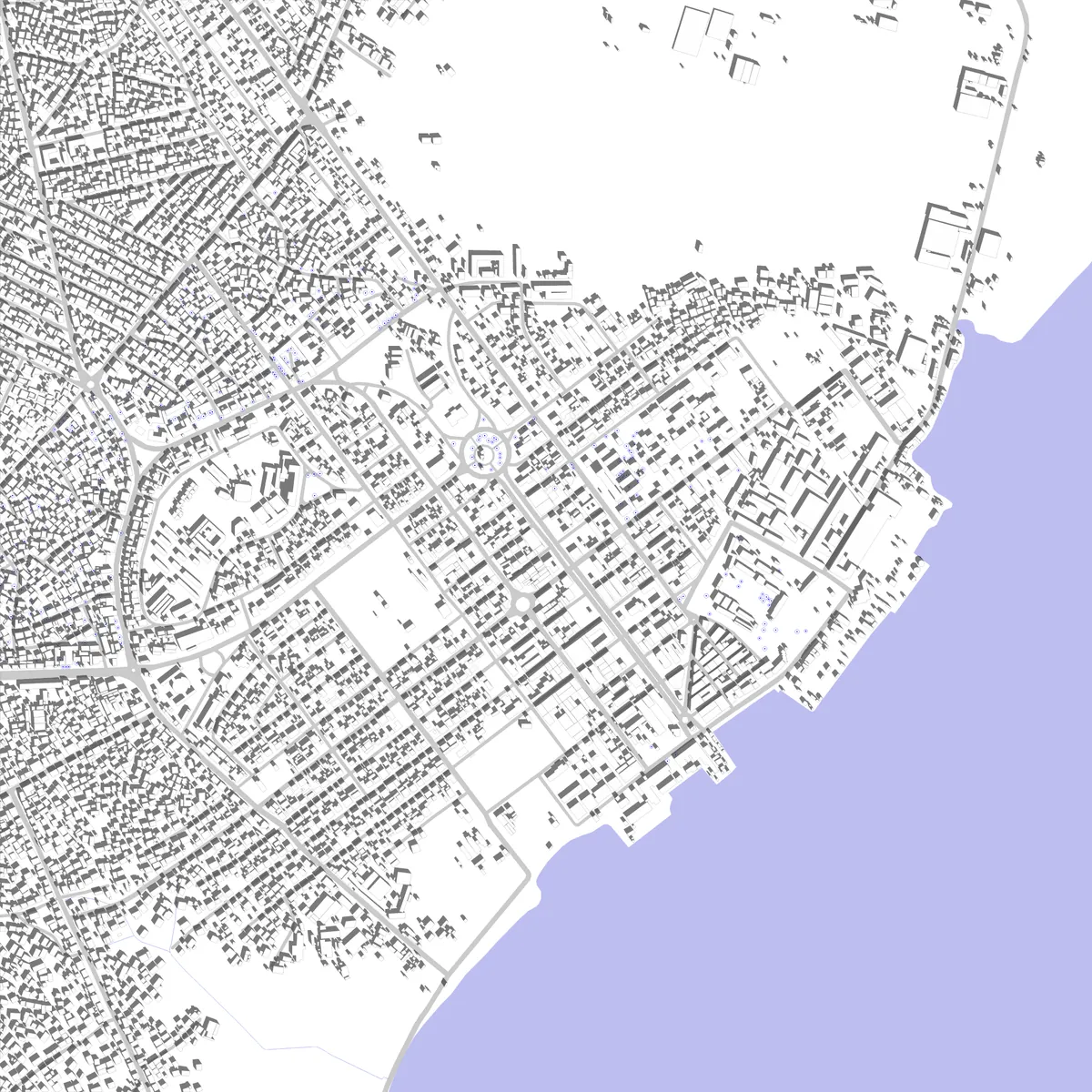Bissau Lageplan (2,5 km)