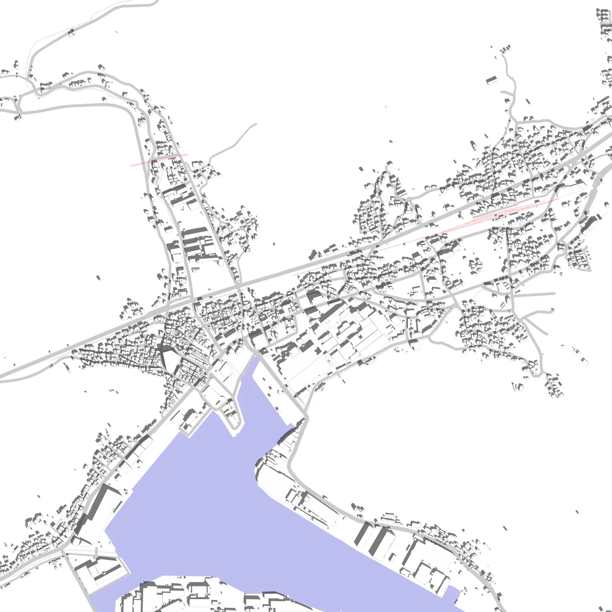 Bizen Lageplan (2,5 km)