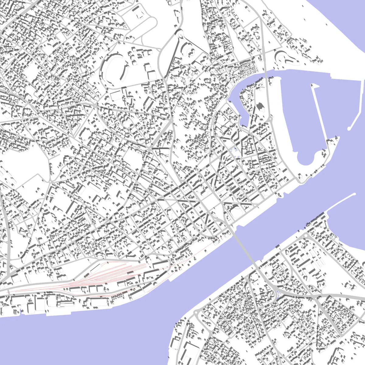 Bizerte site plan (2.5 km)