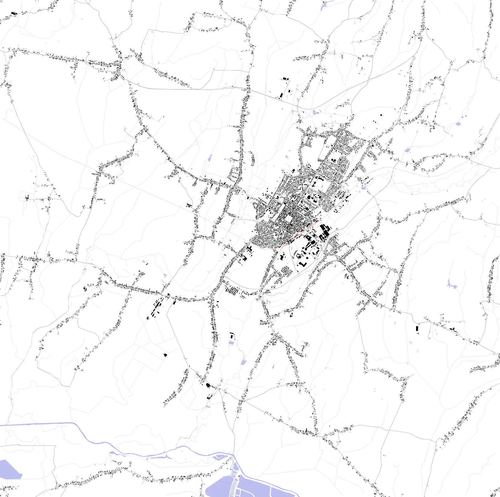 Bjelovar figure ground plan