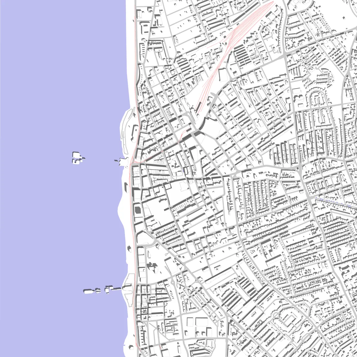 Blackpool site plan (2.5 km)