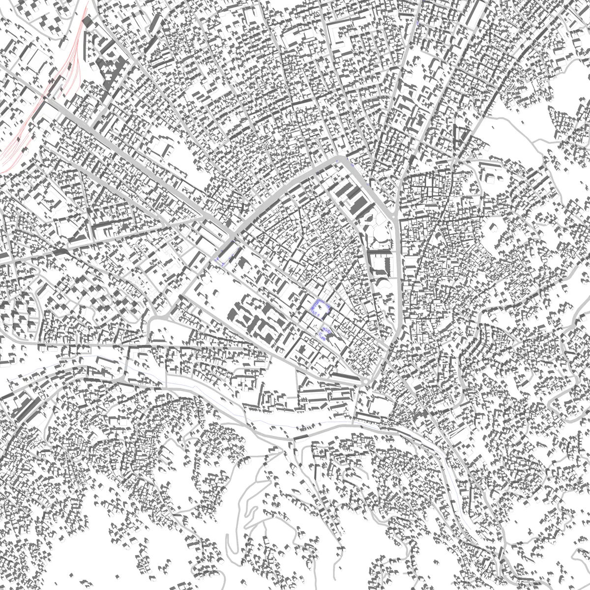 Blida site plan (2.5 km)