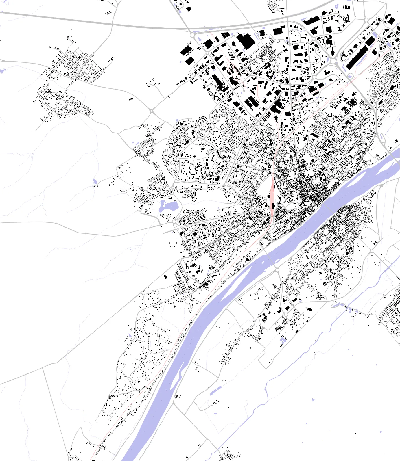 Blois plan de masse