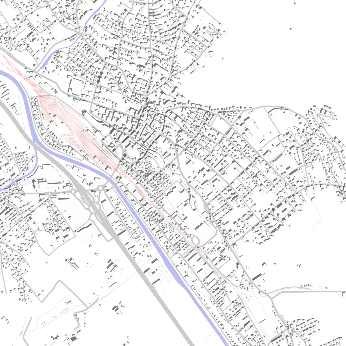 Bludenz Lageplan (2,5 km)