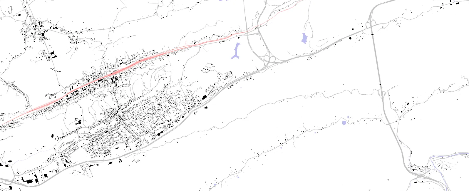 Bluefield figure ground plan