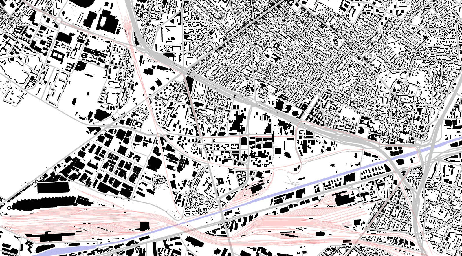 Bobigny Schwarzplan